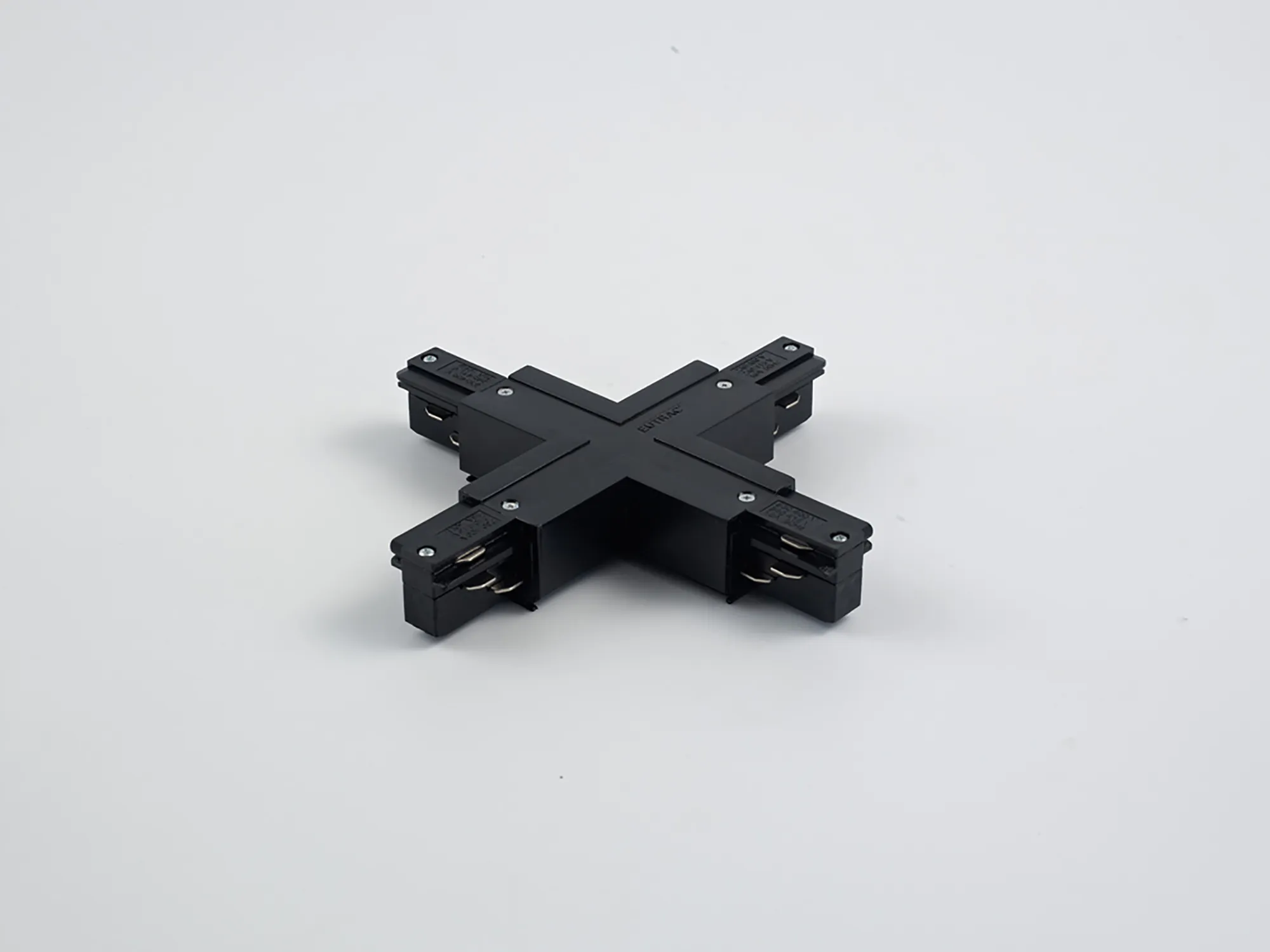 X Coupler With Feeding Option 3 Circuit Surface Mounted Track 3 Circuit Surface Mounted Track 555 1 1216 2  Eutrac 3 Circuit Surface-Black
